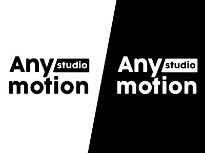 Logo Motion design studio design graphic design logo