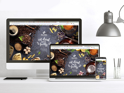 Website homepage design branding design ui