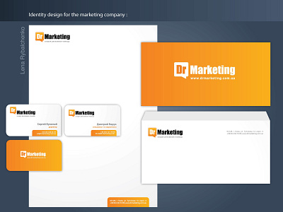 Identity for marketing company