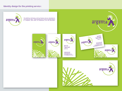 Argenta identity corporate branding design identity logo