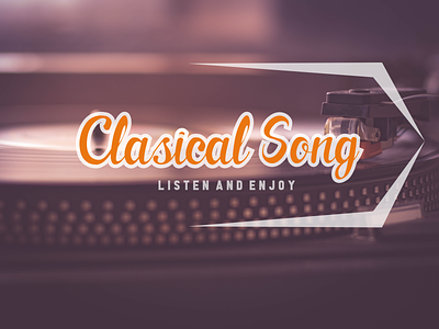 Classical Song design font design illustration logo tipografi tipografia vector