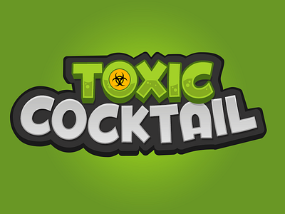 Toxic Cocktail ! biohazard cocktail game logo photoshop radioactive toxic