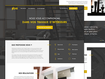 Construction Landing Page