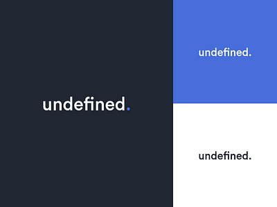 Undefined — Logo Redesign agency blue brand branding butterfly dailyui design identity logo logodesign logotype typography uidesign vector