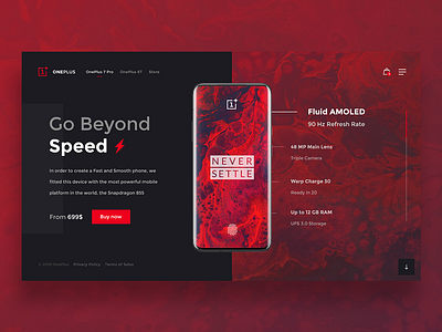 OnePlus 7 Pro — Landing Page ⭕️📱