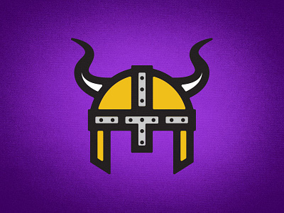 Vikon helmet icon minnesota viking