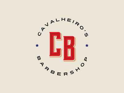 Cavalheiro's Barbershop - Simplified Logo american barber barber logo barber shop barbers barbershop branding design graphic design graphic design designer logo logo design logotipo logotype logotype designer logotypedesign vector visual identity