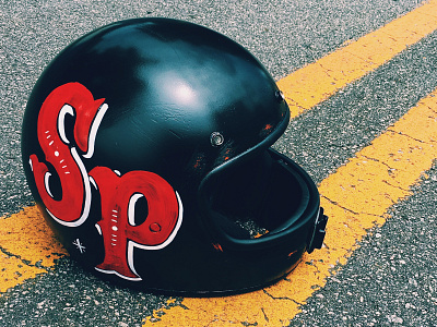 Kustom Helmet - Sign Painting