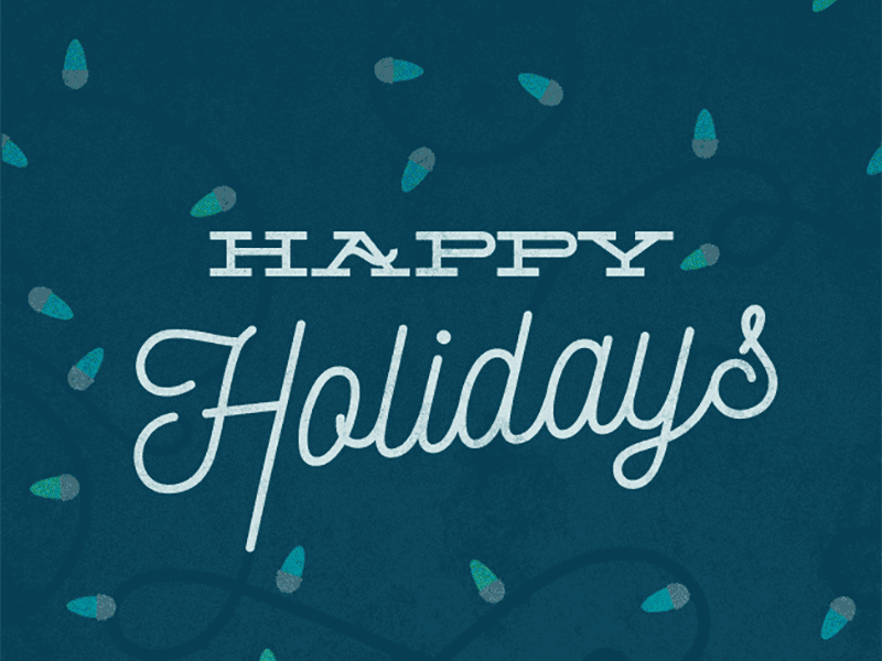 Happy Holidays by Jordan Armstrong on Dribbble