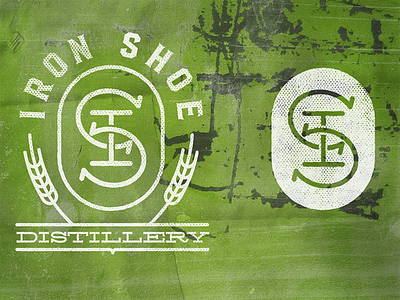 unused logo concepts, Iron Shoe Distillery