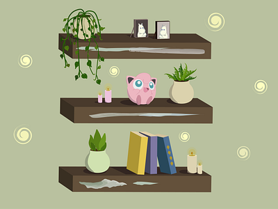 Sometimes it just has to be cute shelves