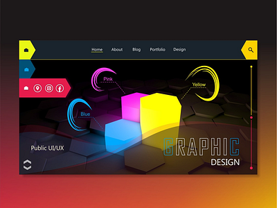 Example Website - UI #3 app brend dailyweb designgraphic graphicdesign inpsiration ui uidesginer ux web website