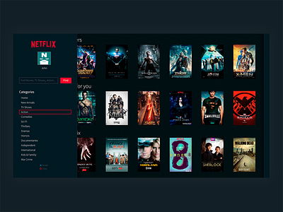 Netflix categories