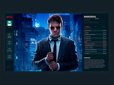 Netflix episodes netflix ui ux ux design web design