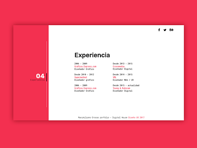 Portfolio idea Experience porfolio proposal ui ux ux design web design