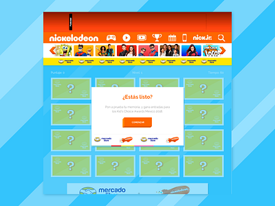 Nickelodeon Ready to play architecture information design nickelodeon ui ux web design