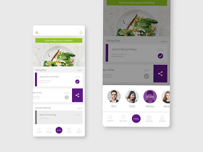 Planeat App _ Let's eat out healthy _ sharing dining plan