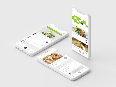 Planeat App _ Let's eat out healthy app application branding design flat ui ux