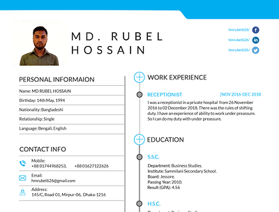 Resume Design biodata cv cv design cv template design psd design resume resume design resume template