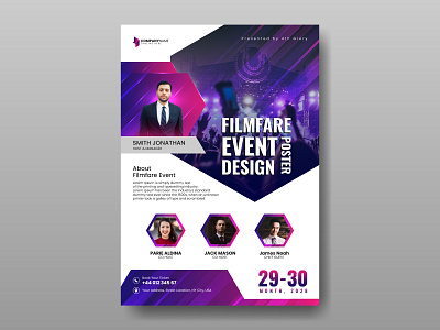 Modern Luxury Flyer Design abstract business celebration classic edm electro elegant event fare festival flim flyer design glamour glow glowing lighting luxury party techno