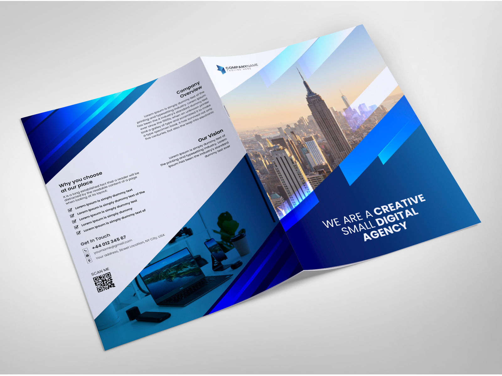 Abstract Corporate Business Brochure Design by Obaydul Hoque Imran on ...