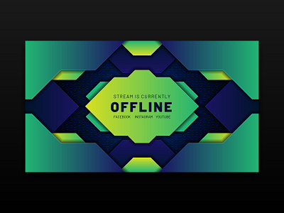 Abstract Streaming Modern Background Design abstract banner cool design elegant gamer gaming graphic live luxury modern offline play stop streamer streaming super wallpaper web page youtube