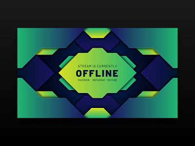 Abstract Streaming Modern Background Design