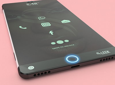 Sleek 3D Smartphone 3d design concept ghana illustration rhino 3d smartphone vray