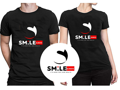 Smile logo smile tshirt design