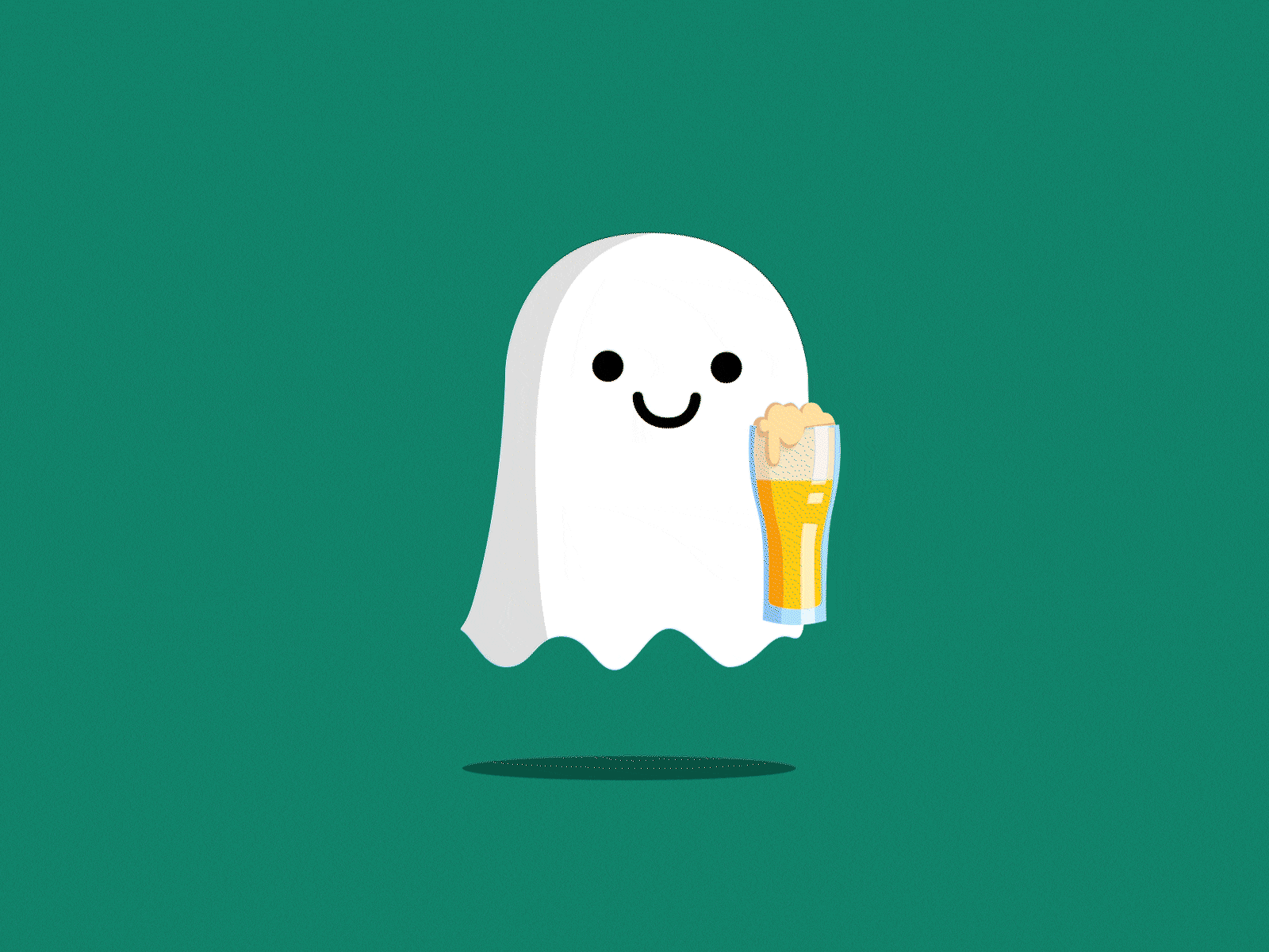 Drunk ghost animation design graphic graphic design illustration illustrator motion graphics