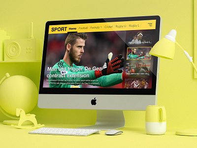 Playing with BBC Sport adobe bbc design photoshop redesign sport web xd