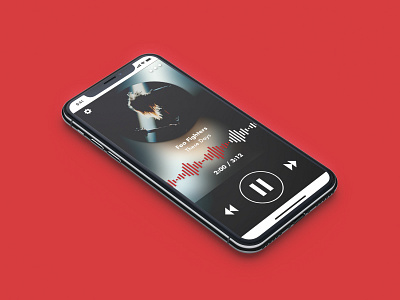 DailyUI 009 - Music Player adobe app design music photoshop player xd