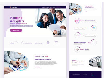 landing page design illustration landingpage layout ui uidesign ux visual design