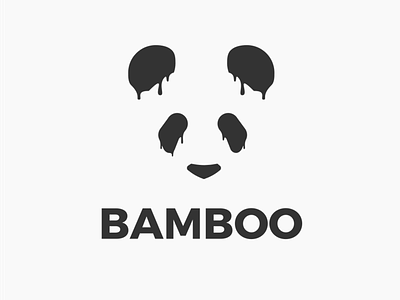 Daily logo challenge day 3/50. Panda logo, BAMBOO!