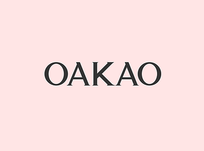 Daily logo challenge 7/50. Fashion brand word mark OAKAO brand logo branding daily logo challenge daily logo challenge day 7 design designer graphic design icon identity logo logo designers club logo maker logo new logo world minimal simple vector