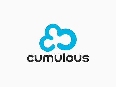 Daily logo challenge day 14/50, Cloud computing logo, Cumulous!