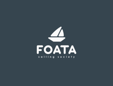 Daily logo challenge day 23/50, Boat logo, Foata