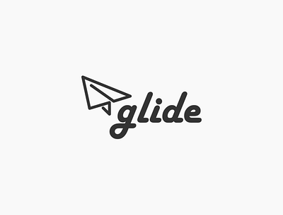 Daily logo challenge day 26/50, paper airplane, Glide! brand logo branding challenge daily logo challenge design designer graphic design icon identity logo logo designer logo maker logo passion logo world modern new logo paper plane plane simple vector