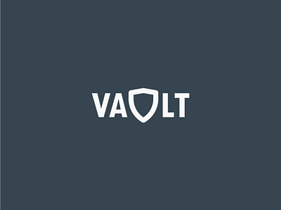 Daily logo challenge day 28/50, clothing brand, Vault!
