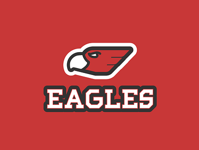 Daily logo challenge day 32/50, sports logo, Eagles! branding challenge daily logo challenge design graphic design icon logo logo designer logo maker logo passion simple vector