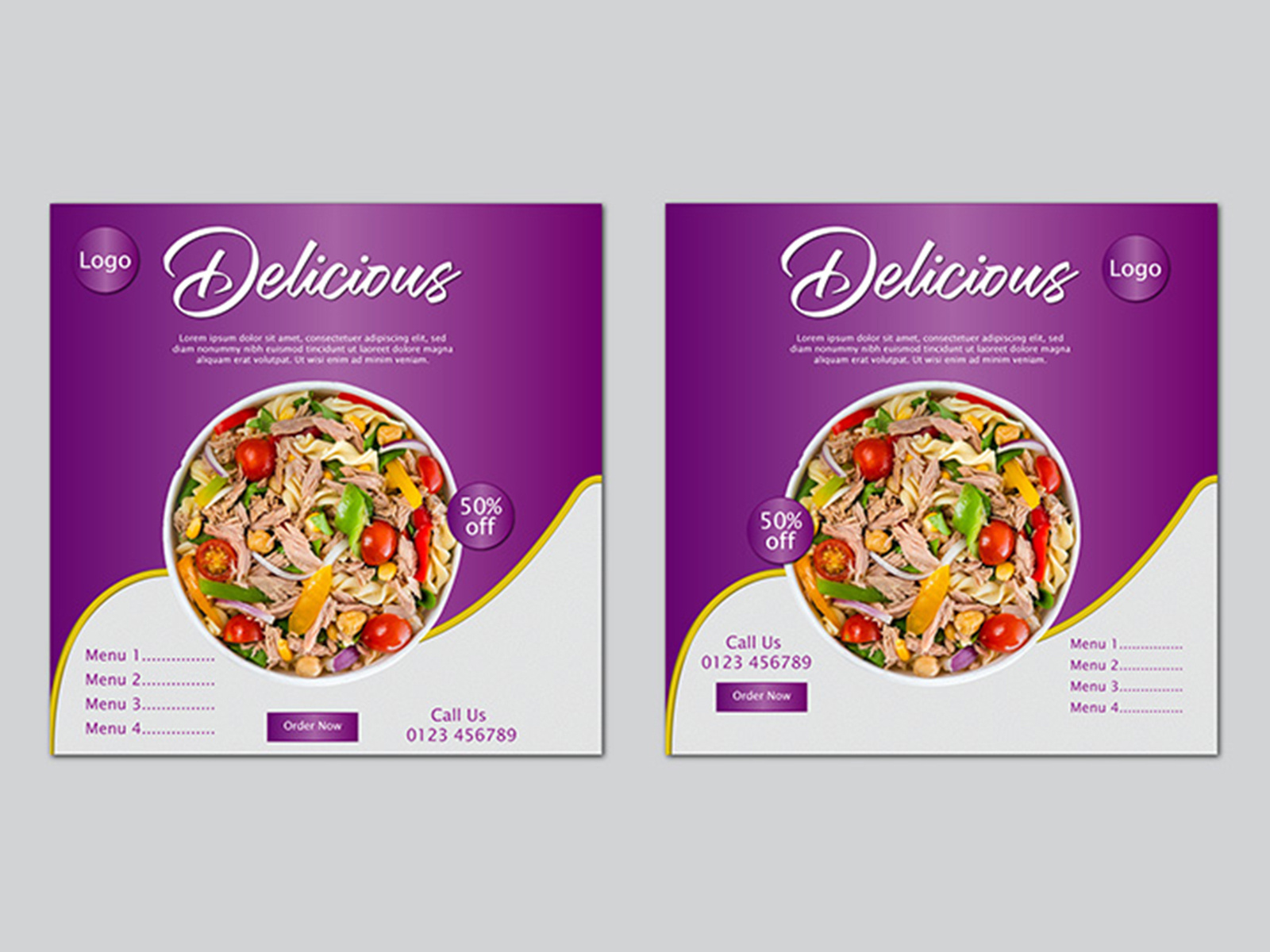 Social Media Banner For Food Menu By MadeByFaheem On Dribbble