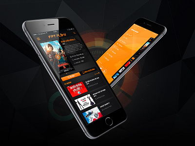 Movie - TV Online App black cinema facebook fpt marvel movie orange redesign tv online