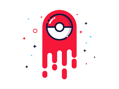 Poké ball ball icon illustration pokeball pokemon ufo