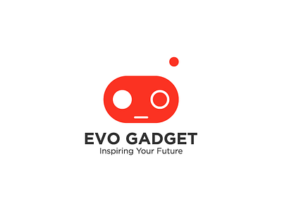 Evo Gadget brand evolution gadget identity logo media robot technology vision vr