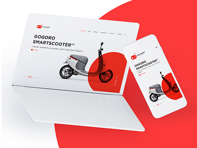 Evo Gadget Homepage dot magazine news red scooter site technology vr white