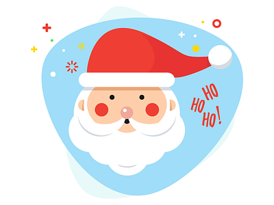 Santa Claus is coming to town character christmas claus cute illustration noel santa xmas