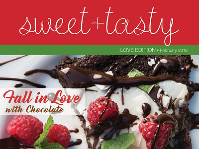 sweet+tasty Magazine Cover 2018 full sail magazine cover magazine layout photoshop typography
