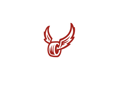Red Wings concept branding detroit hockey icehockey logo michigan nhl red wings wheel wings