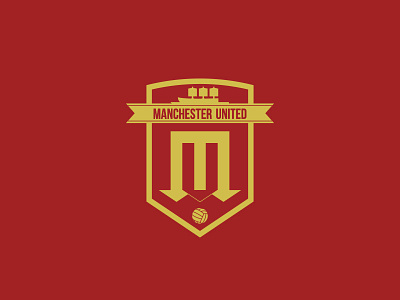 Manchester United logo concept