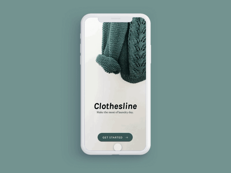 Flow for Clothesline App - Folding